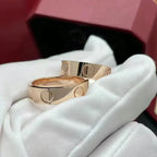 LOVE ring, classic model, 3 diamonds