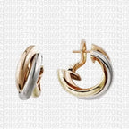 Trinity earrings, classic model