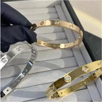 LOVE bracelet, classic model, 4 diamonds