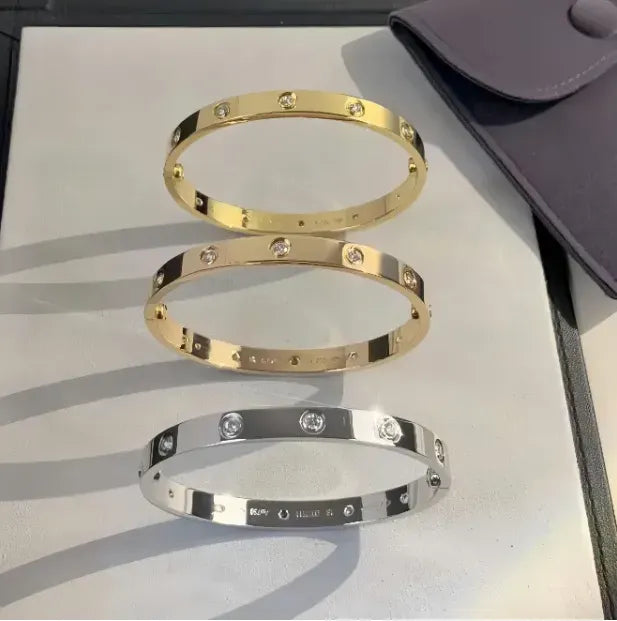 LOVE bracelet, classic model, 4 diamonds