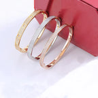 LOVE bracelet, classic model, paved