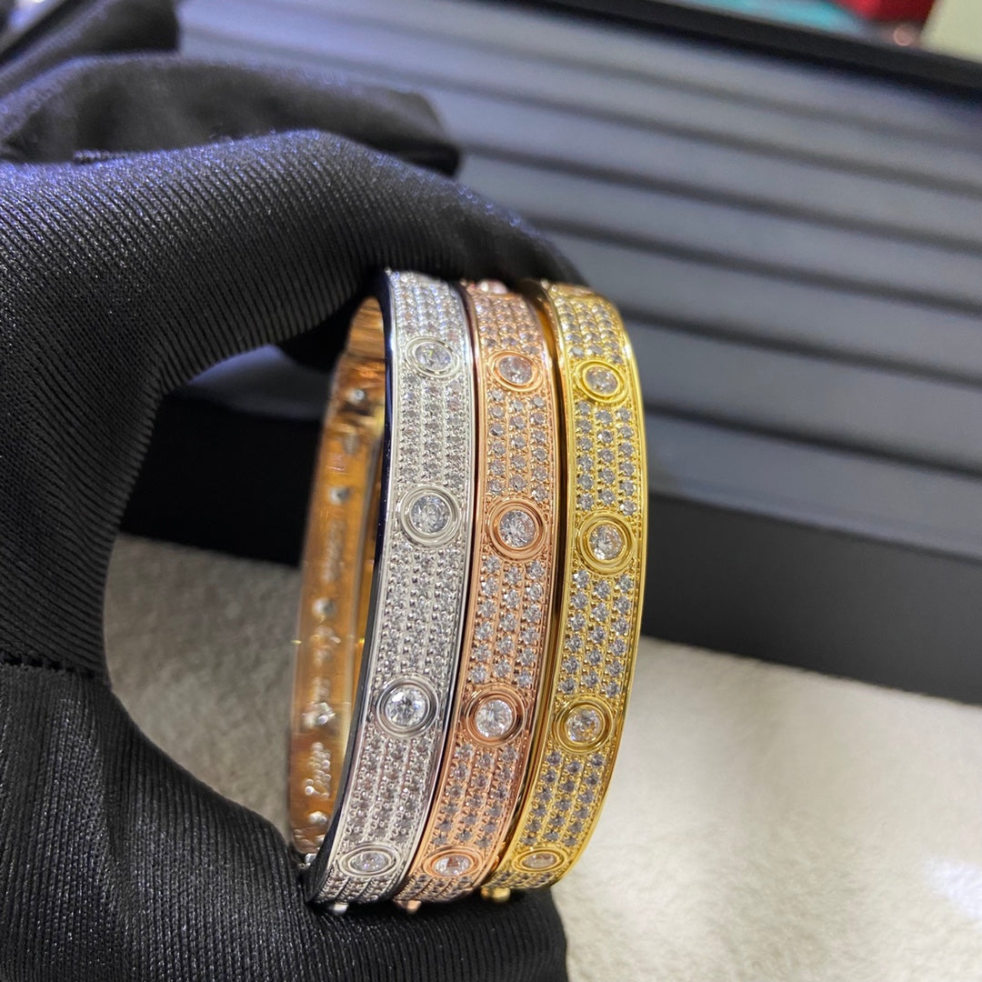 LOVE bracelet, classic model, paved